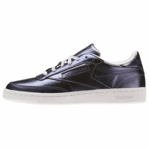 Reebok Club C 85 S Shine Turnschuhe Damen - Königsblau DunkelBlau/Weiß - DE 612-LKB